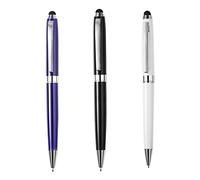 Mobestech 3pcs Capacitive Pen Stylus for Tablet Stylus Touch Screen Device Pen Multi-functional for Tablet Metallic for Drawing and Painting Mobile Phone Tablet Pc