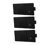 Mobestech 3pcs Car Storage Bags Sun Visor Holder Interior Accessories Pocket Organizer for Truck Visor Use Sunglasses Holder