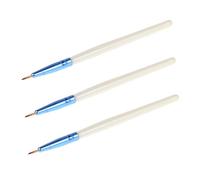 Mobestech 3pcs Eyeliner Makeup Brush Ultrafine Tear Trough Applicator for Precise Eyeliner Concealer and Eyeshadow Detailing for Aegyosal Eye Enhancement