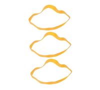 Mobestech 3pcs High Elasticity Mold Rubber Bands for Pottery Stretchable Heavy Duty Straps for Slip Casting and Ceramic Mold Wrapping Heat Resistant Fasteners