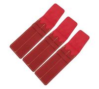 Mobestech 3pcs Leather Pen Sleeve PU Leather Pen Pouch with Vintage Matte Finish Protective Pocket Protectors Compact for Doctors and Nurses