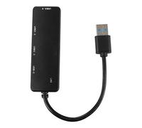 Mobestech 3pcs Port Usb Type- Multi Usb Plug Powered Hub Splitter Material Docking Station for Laptop