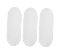 Mobestech 3pcs Portable Water Flosser Case Compact Plastic Organizer with Protection for Oral Irrigator and Nozzle Heads Travel Storage Box Compatible with Philips