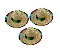 Mobestech 3pcs Puppy Party Hats Mexican Accessories for Dogs and Cats Portable Decorative Headdresses for Photos Holidays and Daily Charming Looks