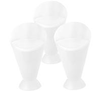 Mobestech 3pcs Reusable Charcuterie Cups Multipurpose French Fry Holders Creative Snack Containers for Parties Lightweight Snack Packaging for Fries