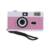 Mobestech 3pcs Reusable Film Camera Built Flash Vintage Design in White Pink and Purple Camera for Fun Photography Without Battery