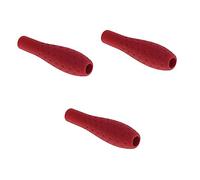 Mobestech 3pcs Silicone Protective Cover for Pencil Ergonomic Stylus Grip Holder Sleeve Red Color Anti- Design Reduces Finger Pressure Wrist Fatigue Lightweight Portable for Daily Use