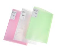 Mobestech 3pcs Transparent Multi-Layer Expanding File Folder with Lightweight Document Organizer for School Office Home Use for Important Files and Presentation Storage