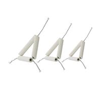Mobestech 3pcs Triangle Crucible Rack Chemistry Heating Stand for Labs High-temperature Resistant Crucible Holder Secure Base for Experiments Versatile Supportive Tool for Educational Use