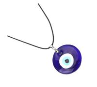 Mobestech 3pcs Vintage Evil Eye Necklace for Men with Blue Glass Pendant, Comfortable Wear and Long-lasting Use, for Beach Parties and Dancing Parties, Stylish and Decorative Male Jewelry