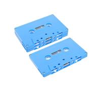 Mobestech 3pcs Vintage Retro Blank Audio Cassette Tape Decor Made of Plastic for Home and Themed Photo Studio Sessions, Visually Appealing Centerpiece Decoration with Nostalgia-inspired