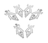 Mobestech 3pcs Vintage Rhinestone Frog Buttons Alloy Chinese Knots Fasteners for DIY Sweater Cardigan Cloak Cheongsam Sewing Elegant Cultural Fusion Closure Clips for Crafting and Garment