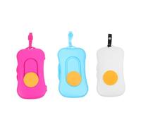 Mobestech 3pcs Wet Wipe Dispenser Box Holder Easy-Open Buttons Seal Cover to Keep Wipes Fresh Plastic for Crib Dining Chair Car Seats
