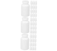 Mobestech 3sets Pill Dispensing Bottles Pill Bottle Capsules Medicine Bottle with Cap Medicine Organizer Travel Medicine Bottle Medicine Storage Organizer Medicine Bottles The Pet 12pcs*3