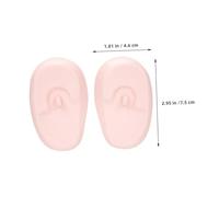 Mobestech 4 Pairs Silicone Ear Caps for Hair Dyeing Heat Resistant Ear Covers for Home Hair Coloring for Men and Women Chemical Resistant