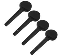 Mobestech 4 Pcs Imitation Ebony Cello Tuning Pegs String Instrument Accessories for Enhanced Tone Quality and Smooth Performance Replacement Parts for Professional Musicians and Students