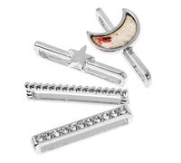 Mobestech 4 Pcs Zinc Alloy Watch Band Charms for Smartwatch Straps Decorative Rings with Delicate Patterns Compatible with Silicone Bands Lightweight and Easy to Use