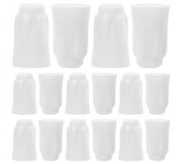 Mobestech 40pcs Ceramic Screw Type Wire Connectors Nuts High Temp Electrical Wire Caps for Home Wiring Repairs Insulated Terminal Block Power Cable Connectors