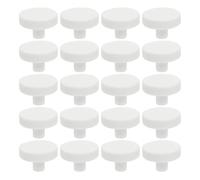 Mobestech 40pcs Shaped Ceramic Coral Mounts for Saltwater Aquarium Coral Stand with Button Connection Reef Fragments Holder for Propagation and Breeding