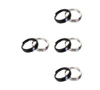 Mobestech 4pairs Angel and Devil Open Rings for Couples Vintage Moonstone Gemstone Matching Promise Jewelry for Him and Her