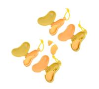 Mobestech 4pcs Banana Toothbrush Case Cover Travel Portable Toothbrush Toothpaste Holder Box Plastic Protector Case Use at Home Business Trips