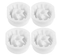 Mobestech 4Pcs Ceramic Grinding Core Replacement for Salt Pepper Mill, Aluminum Oxide Ceramic Mill Core Kit for Spice Grinder, DIY Salt Grinder Parts for Kitchen Use