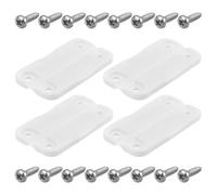 Mobestech 4pcs Cooler Hinge Replacement Kit with Screws Plastic Hinges for Igloo Ice Chests Quiet Smooth Operation