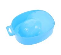 Mobestech 4pcs Double Layer Plastic Nail Soaking Bowls for Hands and Fingers Sturdy Manicure Bowls for Soak Off and Cuticle Care Suitable for Home and Salon Use Professional Nail Removal