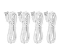 Mobestech 4pcs Fast Charging USB Cable for Portable Water Flosser Cordless Oral Irrigator Replacement Charger Cord Compatible with Travel Home Use Wear-Resistant Power Supply