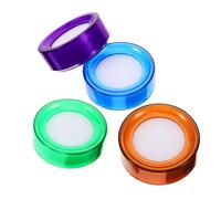Mobestech 4Pcs Finger Wetting Sponge Moistener Moisture Level for Counting Money Sorting Papers Documents in Busy Financial Environments