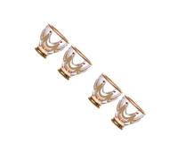 Mobestech 4pcs Hand-Painted Vintage Middle East Style Glass Wine Cup Small Delicate Wine Chalice for Decorative