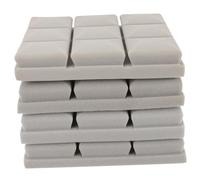 Mobestech 4pcs High Density Flame Retardant Sound Dampening Panels Grey Acoustic Foam for Soundproofing Recording Studios Home Offices and Theaters