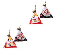 Mobestech 4pcs Japanese Style Sachet Blessed Sachets Freshener for Clothes Storage Color Random Color