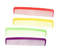 Mobestech 4pcs Oversized Giant Comb Props Large Plastic Hair Brush Prank Costume Accessory for Halloween Carnival Party Favors Fun Comedy Headdress in Red Yellow Purple Green