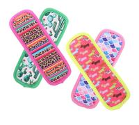 Mobestech 4pcs Reusable Ice Pop Sleeves Holder Bag for Summer Use, Keeps Cold for Hours, Made of Polyester and Nylon, Easy to Clean Protective Covers for Everyday Use and Outdoor Activities