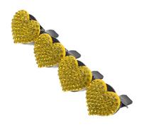 Mobestech 4Pcs Rhinestone Heart Car Vent Clips Stylish Air Freshener Diffuser for Women Elegant Crystal Car Accessories Easy Installation Aromatherapy Decoration for Auto Interior