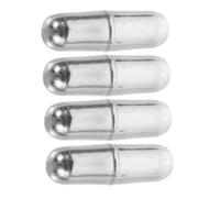Mobestech 4pcs Stainless Steel Magnetic Stirrer Bars for Drink Mixing Stable Rotation Magnetic Stirring Rods for Cocktails Laboratory Experiments Compact and Travel-friendly Design