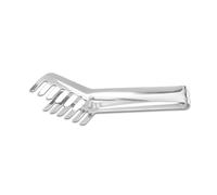 Mobestech 4Pcs Stainless Steel Pasta Clip Serving Tongs with Comb Design for Firm Grip Food Tong for Salad Barbecue Toast and Party Use in Kitchen