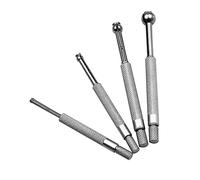 Mobestech 4Pcs Telescopic Hole Gauge Set Small Bore Gage for Measuring Inside Adjustable Hardened Spherical Gauges Fitted Case Included