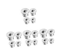 Mobestech 4sets Stainless Steel Dowel Pin Assortment Woodworking Center Drill Bit Tool for Accessories