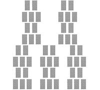 Mobestech 50 Sheets Reflective Film Marker Point for Scanner Useful Reflective Film Point for Scanning for Tracking Dot Usage