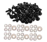 Mobestech 500pcs Safety Plastic Craft Eyes with Washers for Stuffed Animals Dolls Bears Crochet Projects Polished Material Secure Fit for Handmade Plush and Amigurumi