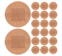 Mobestech 50pcs Breathable Round Fingers for Wound Care Khaki Color, Small Size for Travel and Hiking Essentials, Suitable for Fingers and Leg Areas