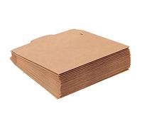Mobestech 50pcs Kraft Paper Cd Storage Bag Paper Bags Envelopes for Documents for Cd Cards Files for Personal Branding