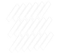 Mobestech 50pcs Nail Art Tips Display Stand for Nail Salon Lightweight Abs Plastic Display Strips and Manicure Training