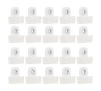 Mobestech 50pcs Plastic Glass Lifter Clip for Car Window Door Regulator, Stable Positioning and Easy Installation, Suitable for Vehicle DIY Fixes and City Travel, White Plastic Door
