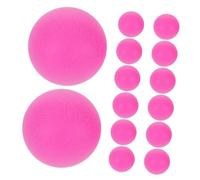 Mobestech 50pcs Purple Plastic Bingo Balls for Party Games with Writable Surface Reusable Raffle Balls for Corporate Events Family Gatherings Fundraising and Educational Activities