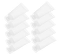 Mobestech 50pcs Refillable Travel Tubes 20ml Pe Soft Squeeze Bottles with Leak-Proof Seal, Excellent for Liquid and Cream Products Like Toothpaste and Lotion, for Travel and DIY Projects