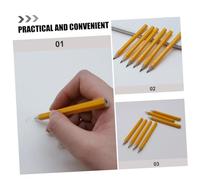 Mobestech 50Pcs Small Wooden Pencils Hexagonal Short Pocket Pencils for Writing Drawing Sketching School Office Art Students Beginners