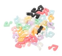 Mobestech 54pcs Mini Music Note Charms DIY Hairpin Crafts Musical Note Embellishments Cute Flatback Phone Case Charm Music Ornaments for Scrapbooking